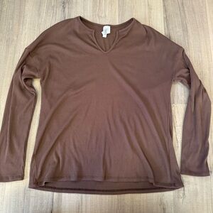 2Hearts Ribbed Long Sleeve Top